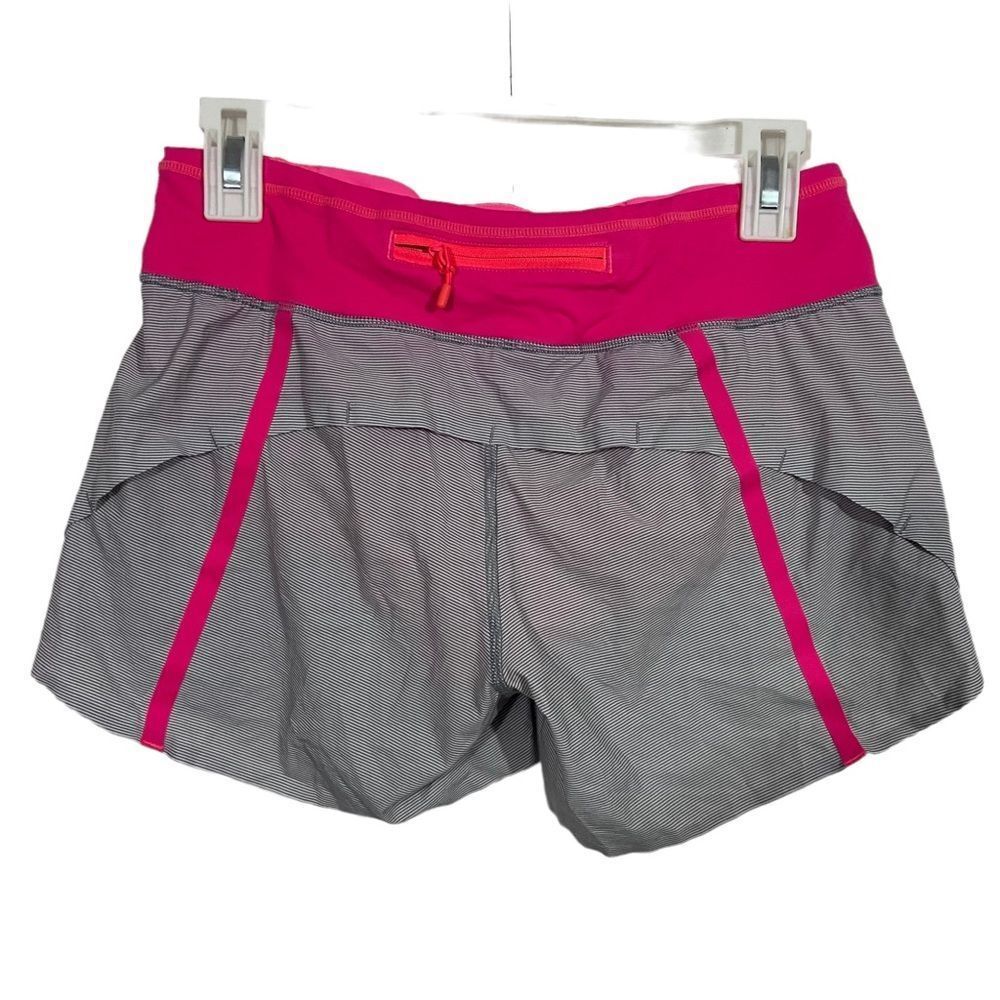 LuLuLemon Striped Turbo Run Speed Shorts
